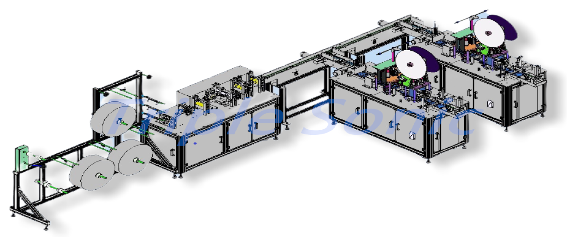 Flat Disposable Mask Automatic Equipment